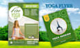 design amazing yoga flyers, gym flyers, events, christmas, yoga personal trainer