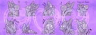 make a protogen ref sheet or emotes