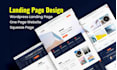 design a high converting wordpress elementor landing page