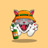draw cartoon character design or mascot character design