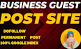 write and publish business guest post site