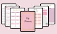 design custom digital planner or journal for etsy, KDP covers