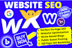 do website SEO optimization for wix, weebly or webflow