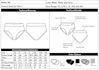 professional tech packs, technical flats and size guide