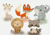 draw simple cute kawaii vector animal and object illustrations