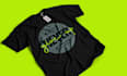 create a minimal motivational typography tshirt design