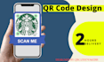 create custom, dynamic qr code design with logo