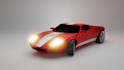 create low poly car 3d models