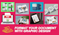 service catalog, magazine, newsletter, pdf layout design