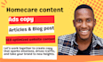 write home care website content home care leads ad copy