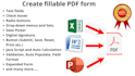 create fillable pdf form word, pdf, excel within 24 hours