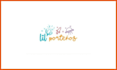 be make childcare, daycare, kids and education creative logo