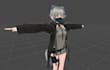 made a character to be used on platforms like vrchat or vseeface