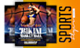 create a premium sports flyer design