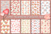 create unique hand drawn watercolor seamless patterns