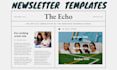 design a responsive and professional HTML email template