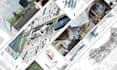 design architectural presentation board and portfolio