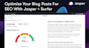 write SEO optimized content using jasper ai