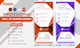 design creative roll up banner pull up banner billboard design