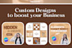design unique and best canva templates