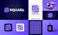 do a modern tech crypto technology cyber security app icon startup logo design