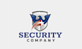 design awesome startup, security and technology  logo
