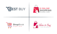 design an innovative ecommerce store logo, amazon, etsy, shopify brand identity
