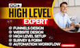 build gohighlevel CRM automation workflows funnels and integrations