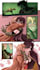 draw a stylized comic page with human or furry characters