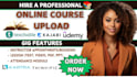 upload your online course content to teachable, udemy, kajabi, thinkfic, katra