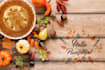 put your logo or saying on a pumpkin pie for the holidays
