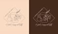 design a unique botanical, feminine minimal, modern and celestial logo