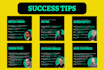 design professional business tips infographics for instagram