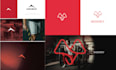 design 3 modern  pictorial logo