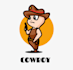 design modern professional cowboy logo