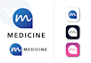 do good looking creative medical logo with free source file