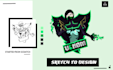 design modernized and unique mascot logo and illustrations