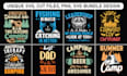 make tshirt design with svg cutting files bundle design