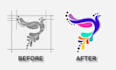 convert your sketch to logo