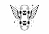 create line art tattoo in black and white