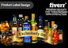create amazon product label, cbd label, supplement label