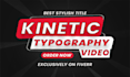 create kinetic typography with motion graphics