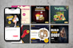 do creative social media design, post, banner ads