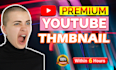 design a mind blowing youtube thumbnail for you
