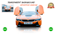 automotive car photo edit transparent and reflection shadow