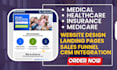 create high conversion focused medical, healthcare and insurance agency website