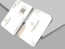 create a business card with a stationery item