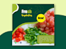 design facebook instagram social media post for food restaurant
