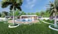 design your landscape, garden, backyard, pool, patio 3d rendering view
