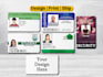 design, print and ship custom id cards and badges